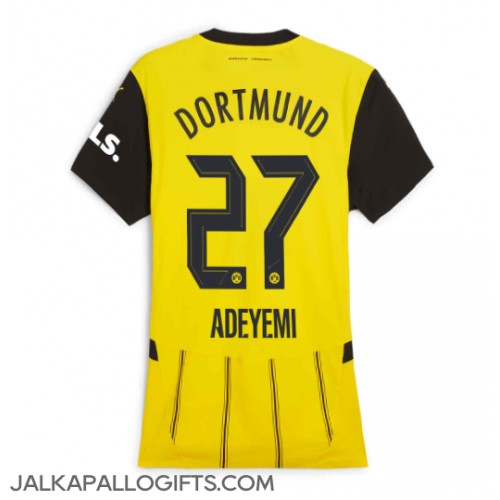 Borussia Dortmund Karim Adeyemi #27 Kotipaita Naiset 2024-25 Lyhythihainen